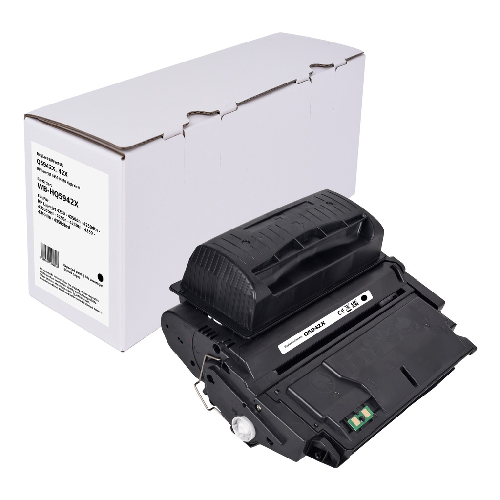 White Box Standard Remanufactured HP Q5942X (42X) Toner Mono