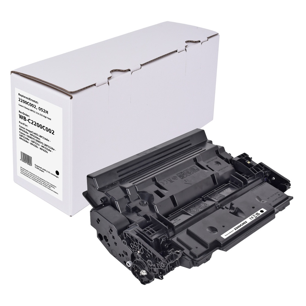 White Box Standard Remanufactured Canon 2200C002 (052H) Toner Mono