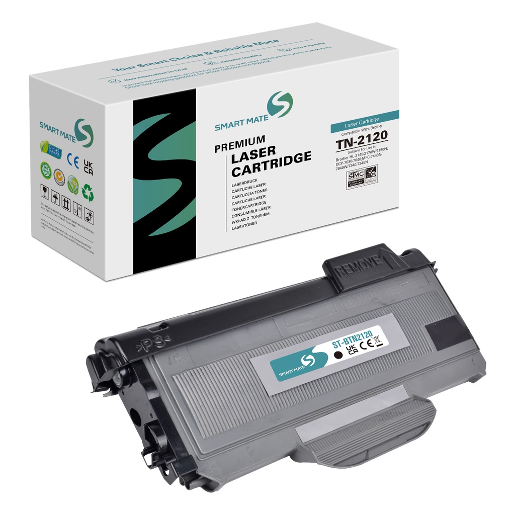 SMART MATE Remanufactured Brother TN-2120 Toner Mono