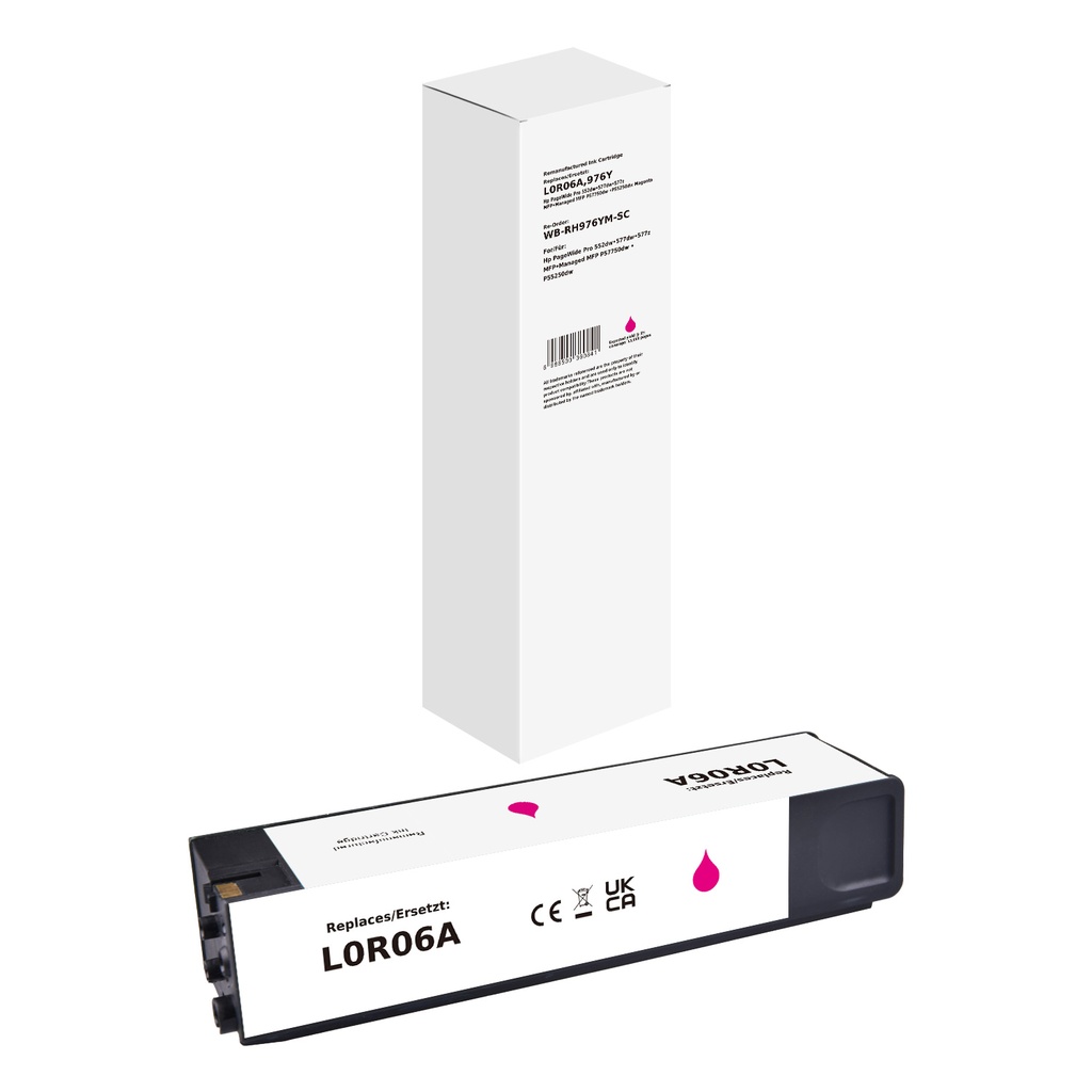 White Box Standard Remanufactured HP L0R06A (976Y) Inkjet Cartridge Magenta