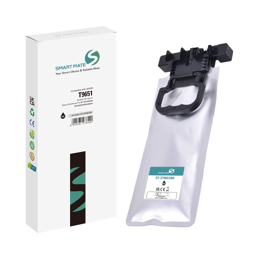 SMART MATE Compatible Epson C13T965140 (T9651) Inkjet Cartridge