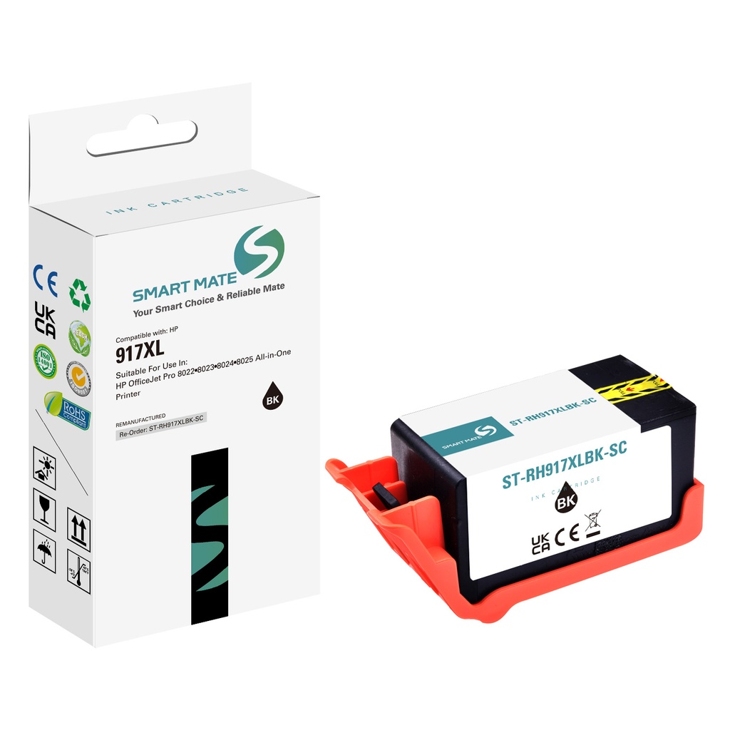 SMART MATE Remanufactured HP 3YL85AE (917XL) Inkjet Cartridge