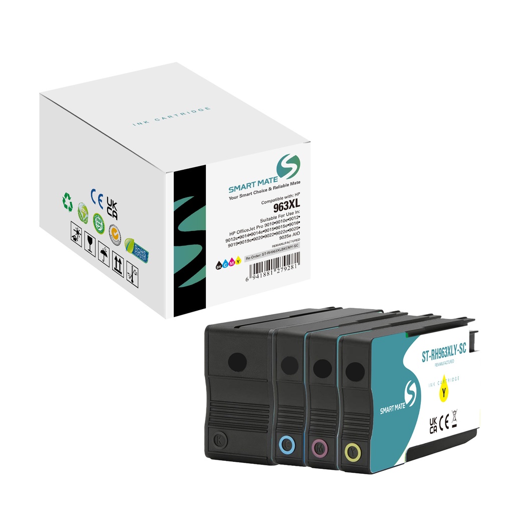 SMART MATE Remanufactured HP 3YP35AE (963XL) Inkjet Cartridge