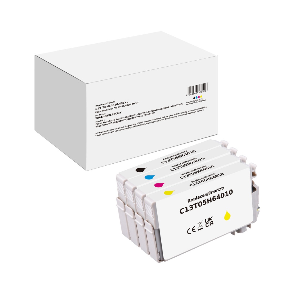 White Box Standard Compatible Epson C13T05H64010 (405XL) Inkjet Cartridge Black/Cyan/Magenta/Yellow