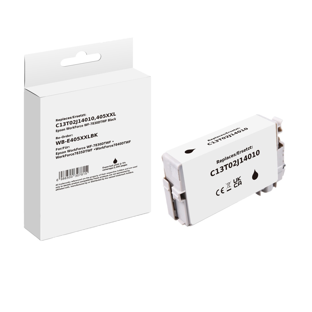 White Box Standard Compatible Epson C13T02J14010 (405XXL) Inkjet Cartridge Black