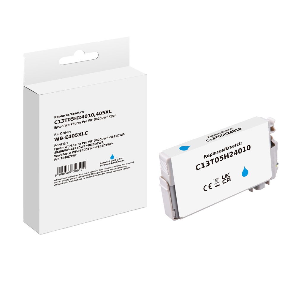 White Box Standard Compatible Epson C13T05H24010 (405XL) Inkjet Cartridge Cyan