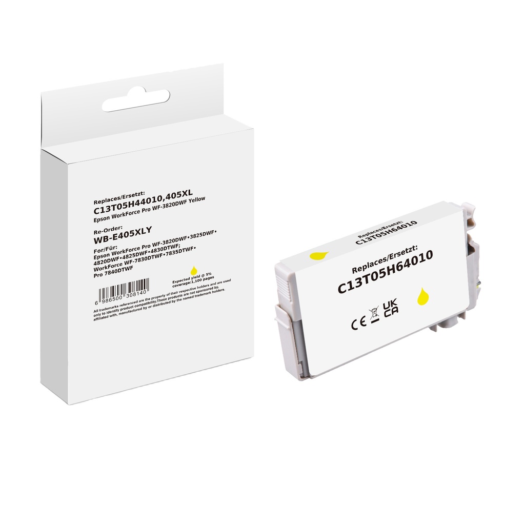 White Box Standard Compatible Epson C13T05H44010 (405XL) Inkjet Cartridge Yellow