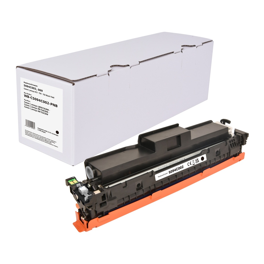 White Box Standard Compatible Canon 5094C002 (069) Toner Black