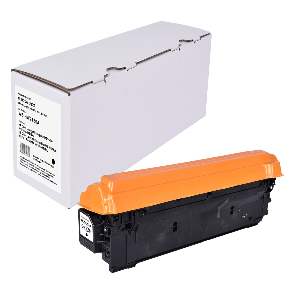 White Box Standard Remanufactured HP W2120A (212A) Toner Black