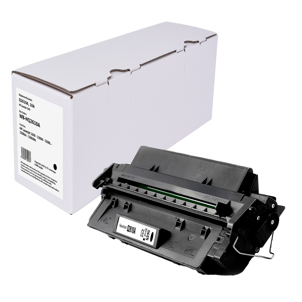 White Box Standard Remanufactured HP Q2610A (10A) Toner Mono