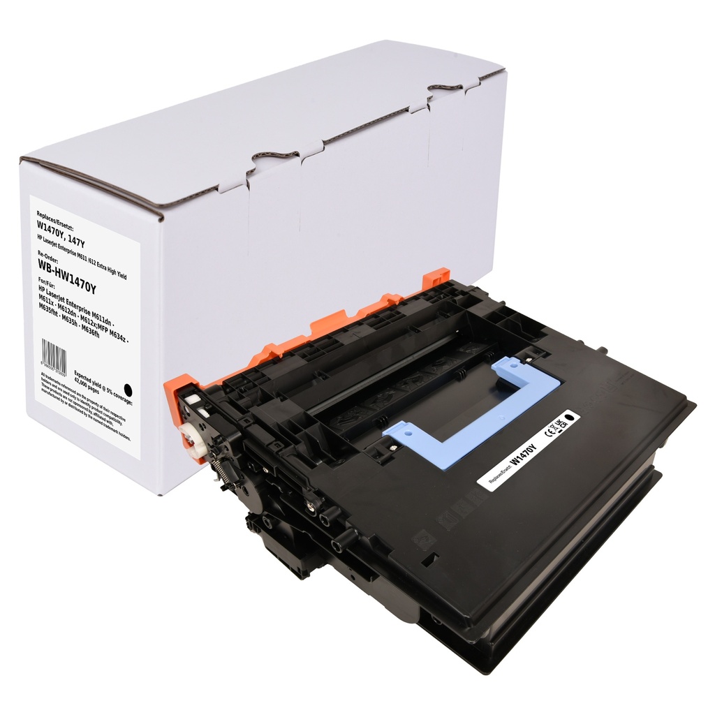 White Box Standard Remanufactured HP W1470Y (147Y) Toner Mono