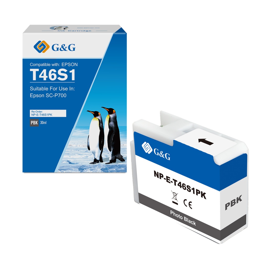 G&G Compatible Epson T46S1PK(PG) Inkjet Cartridge Photo Black