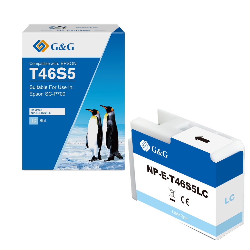 G&G Compatible Epson T46S5LC(PG) Inkjet Cartridge Light Cyan