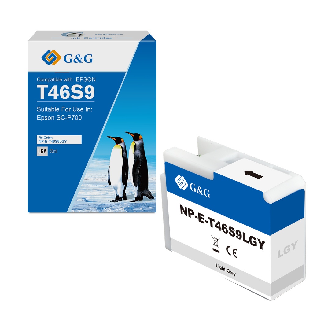 G&G Compatible Epson T46S9LGY(PG) Inkjet Cartridge Gray