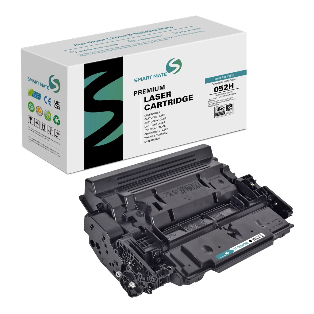 SMART MATE Remanufactured Canon 2200C002 (052H) Toner Mono