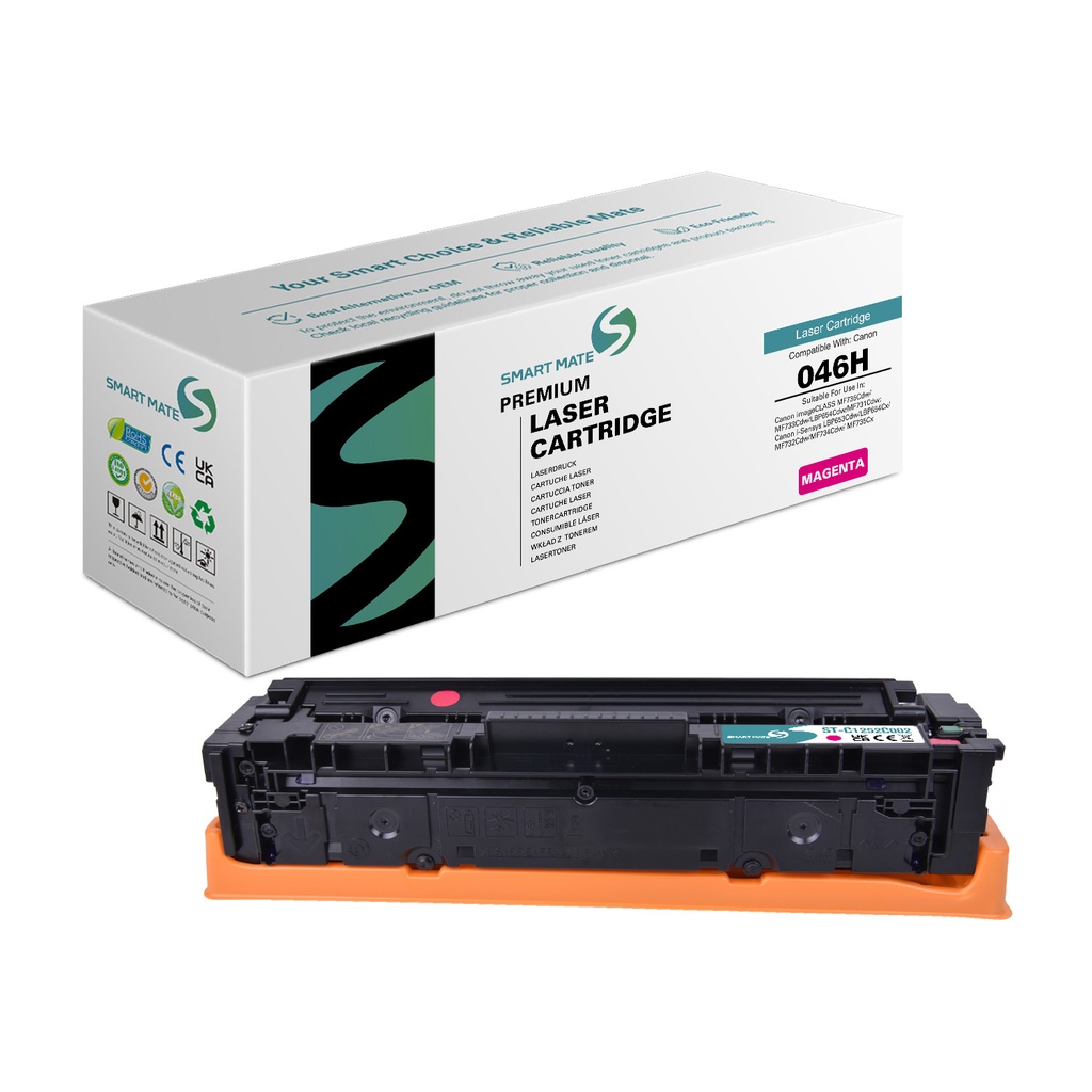 SMART MATE Remanufactured Canon 1252C002 (046H) Toner Magenta