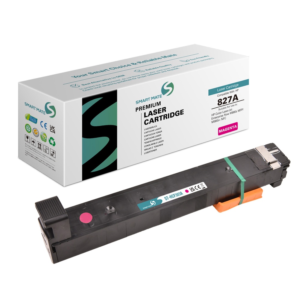 SMART MATE Remanufactured HP CF303A (827A) Toner Magenta