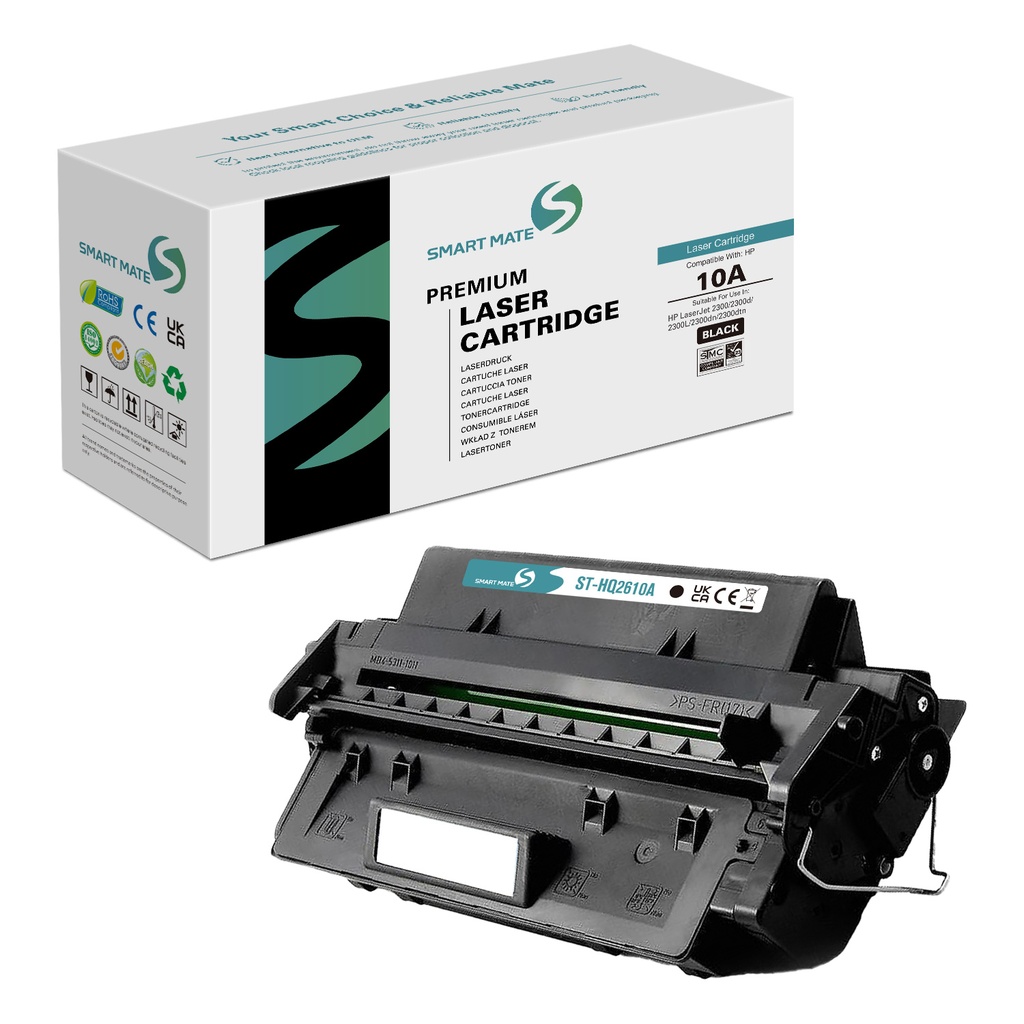 SMART MATE Remanufactured HP Q2610A (10A) Toner Mono