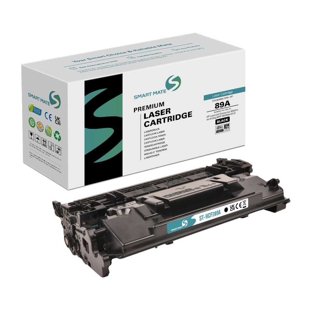 SMART MATE Remanufactured HP CF289A (89A) Toner Mono