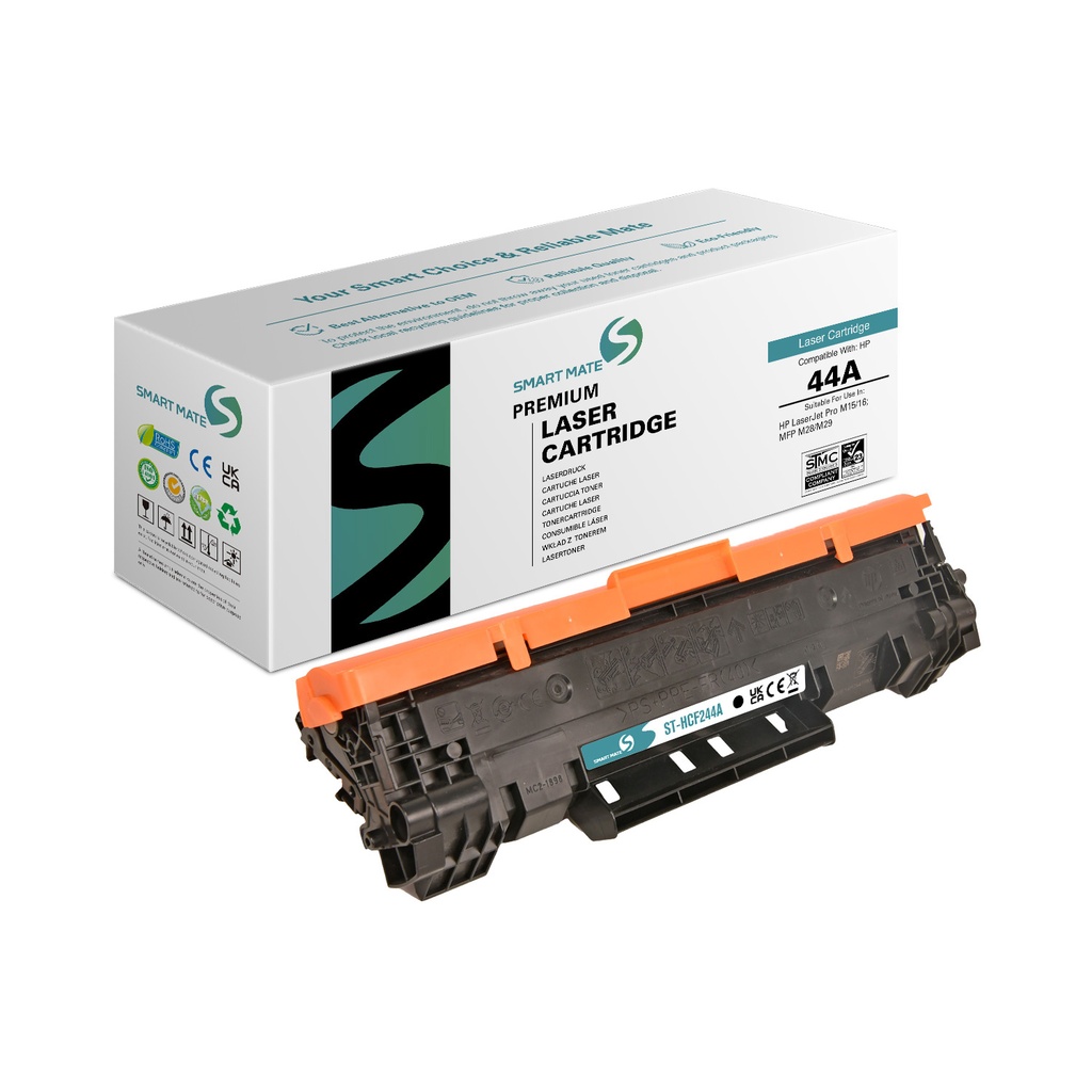 SMART MATE Remanufactured HP CF244A (44A) Toner Mono