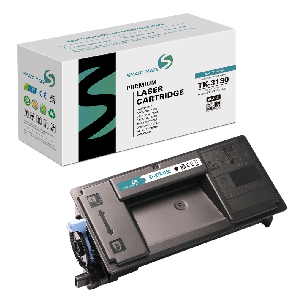 SMART MATE Remanufactured Kyocera 1T02LV0NL0 (TK-3130) Toner Mono