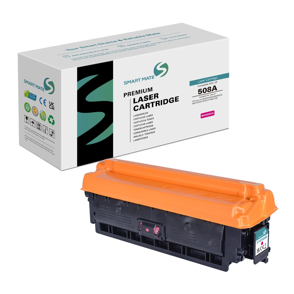 SMART MATE Remanufactured HP CF363A (508A) Toner Magenta NE