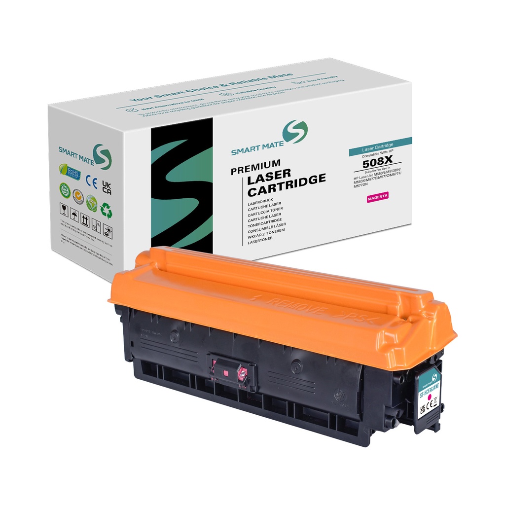 SMART MATE Remanufactured HP CF363X (508X) Toner Magenta NE