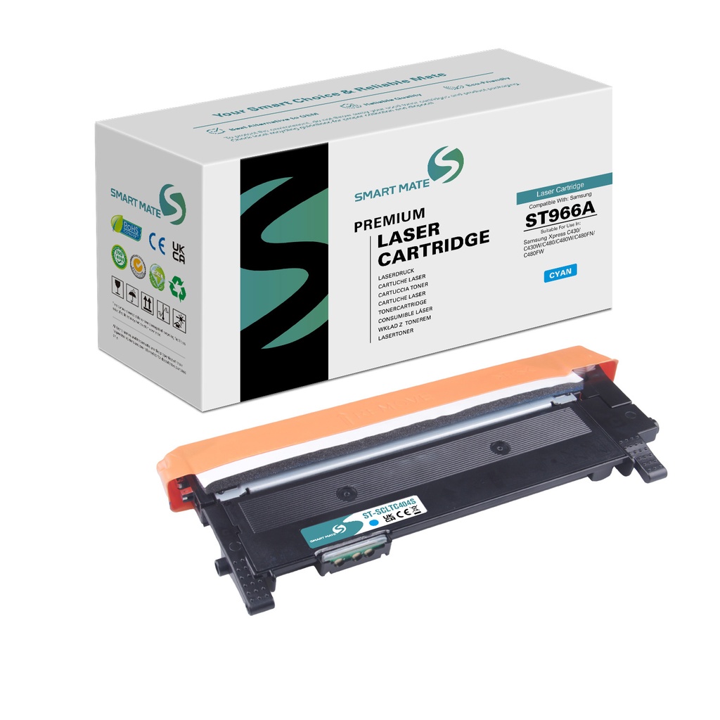 SMART MATE Remanufactured Samsung ST966A (CLT-C404S) Toner Cyan