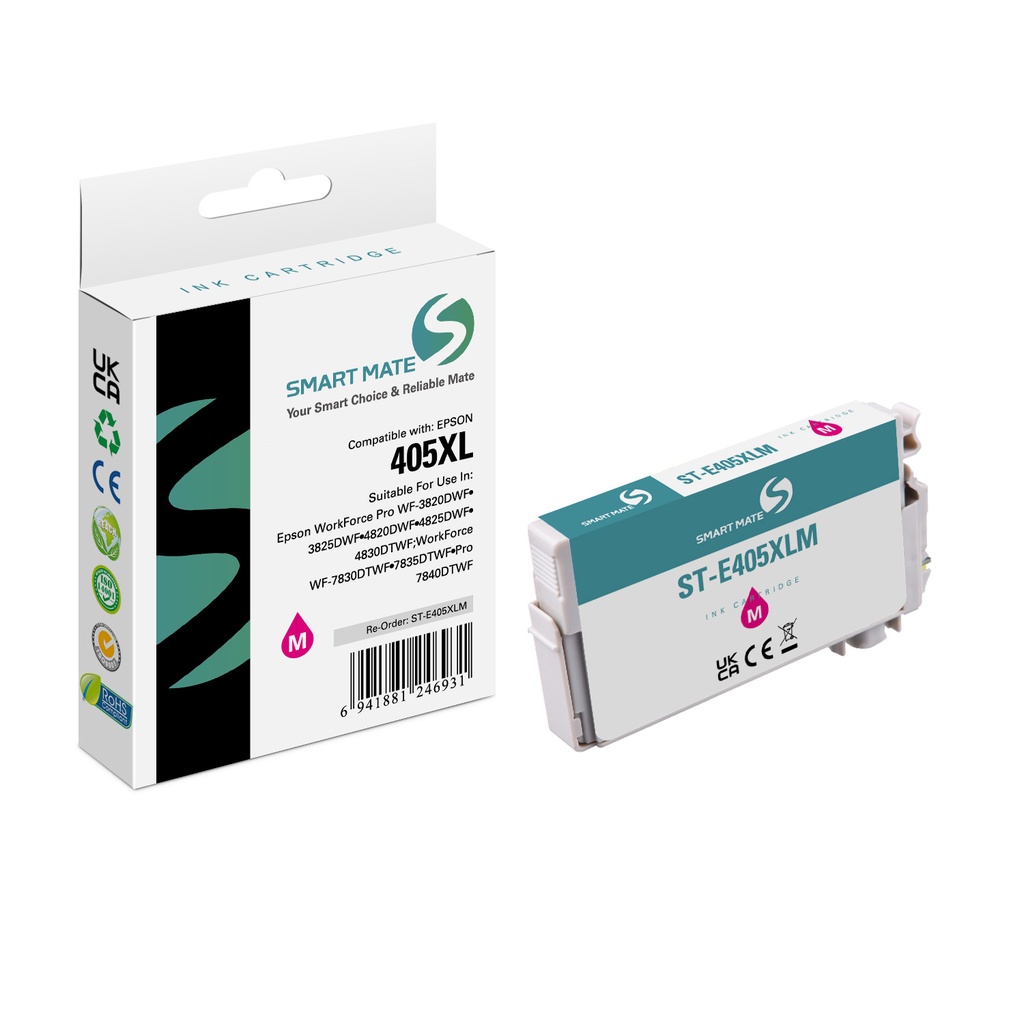 SMART MATE Compatible Epson C13T05H34010 (405XL) Inkjet Cartridge Magenta