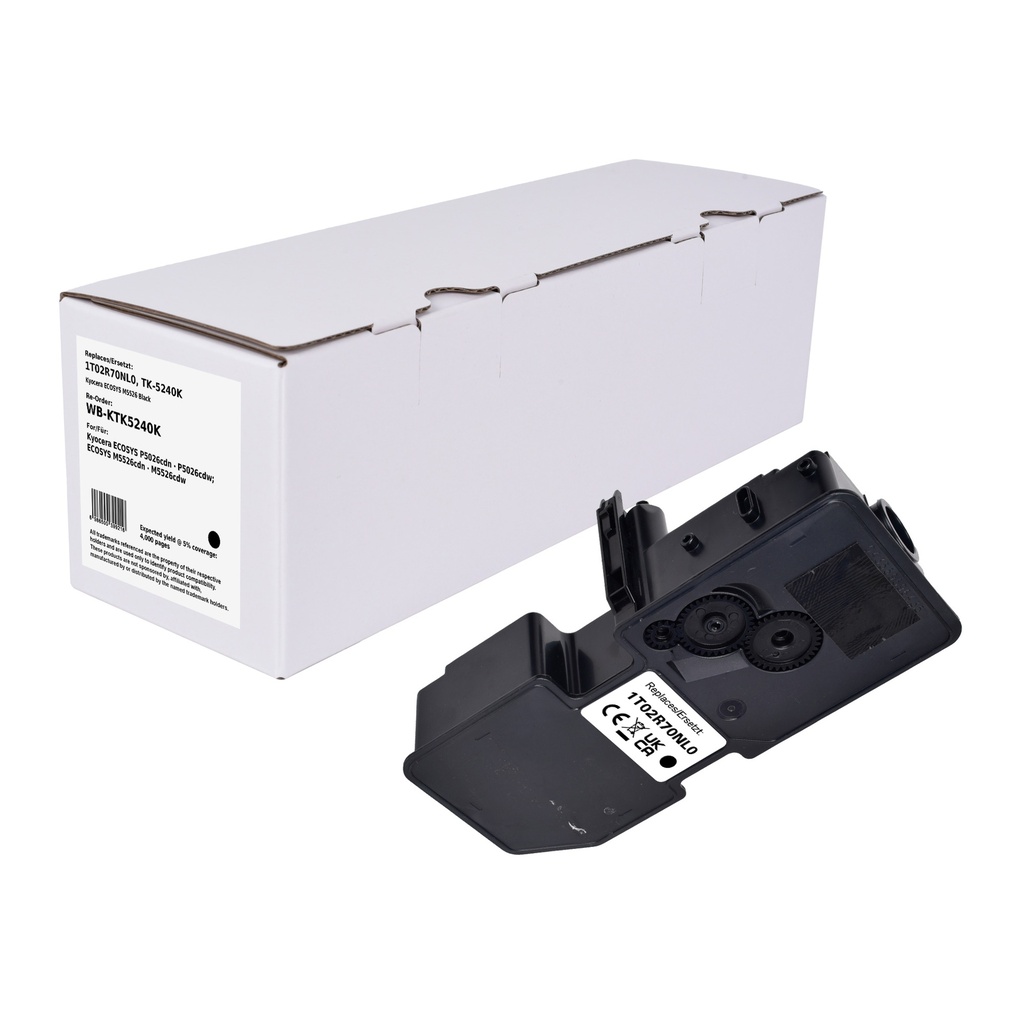 White Box Standard Remanufactured Kyocera 1T02R70NL0 (TK-5240K) Toner Black