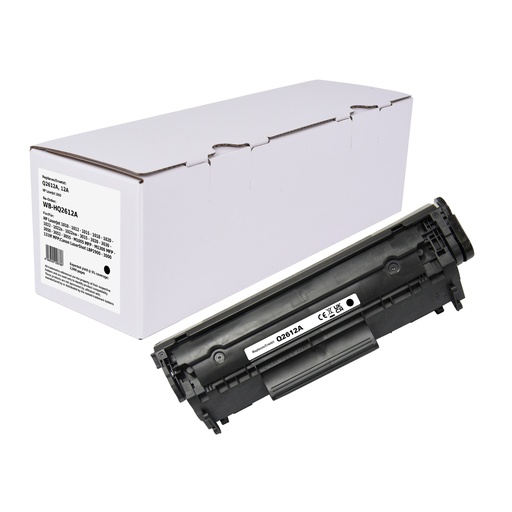 [WB-HQ2612A] White Box Standard Remanufactured HP Q2612A (12A) Toner Mono