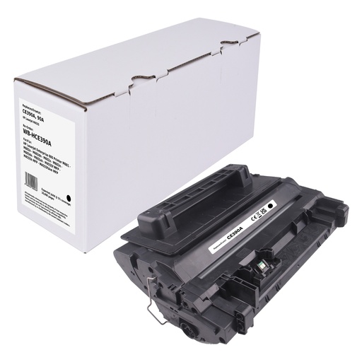 [WB-HCE390A] White Box Standard Remanufactured HP CE390A (90A) Toner Mono