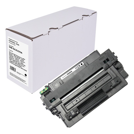 [WB-HCE255A] White Box Standard Remanufactured HP CE255A (55A) Toner Mono