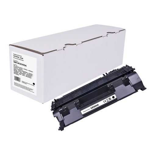 [WB-HCE505A] White Box Standard Remanufactured HP CE505A (05A) Toner Mono