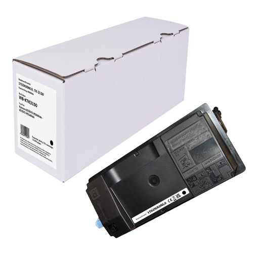 [WB-KTK3150] White Box Standard Remanufactured Kyocera 1T02NX0NL0 (TK-3150) Toner Mono