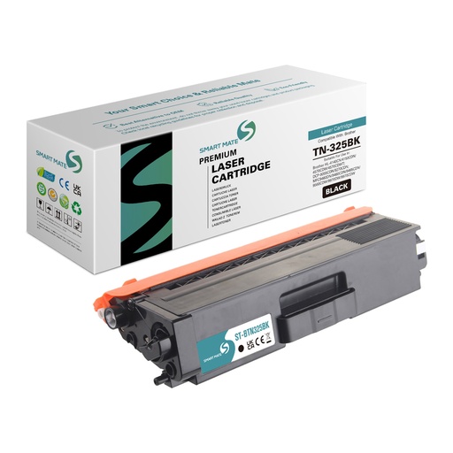 [ST-BTN325BK] SMART MATE Remanufactured Brother TN-325BK Toner Black