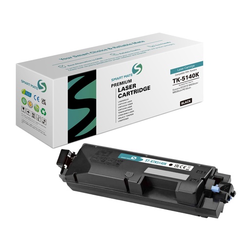 [ST-KTK5140K] SMART MATE Remanufactured Kyocera 1T02NR0NL0 (TK-5140K) Toner Black