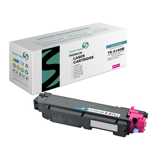 [ST-KTK5140M] SMART MATE Remanufactured Kyocera 1T02NRBNL0 (TK-5140M) Toner Magenta