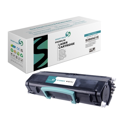 [ST-LE260A21E] SMART MATE Remanufactured Lexmark E260A21E Toner Mono