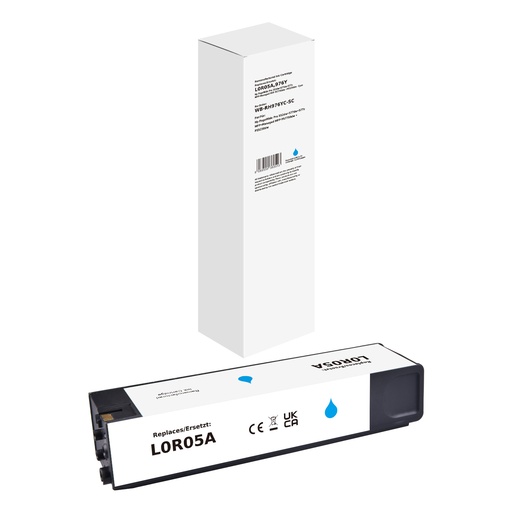 [WB-RH976YC-SC] White Box Standard Remanufactured HP L0R05A (976Y) Inkjet Cartridge Cyan