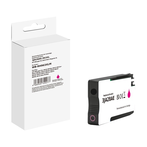 [WB-RH963XLM] White Box Standard Remanufactured HP 963XL (3JA28AE) Inkjet Cartridge Magenta