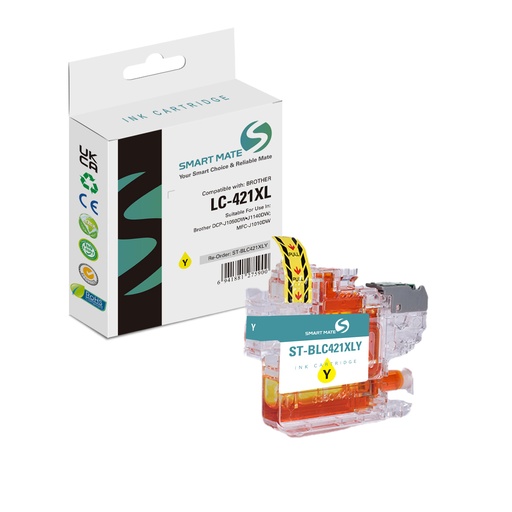 [ST-BLC421XLY] SMART MATE Compatible Brother LC-421XLY (LC-421XL) Inkjet Cartridge