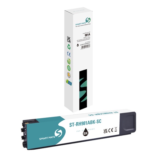 [ST-RH981ABK-SC] SMART MATE Remanufactured HP J3M71A (981A) Inkjet Cartridge