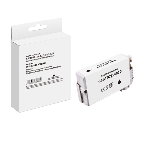 [WB-E405XXLBK] White Box Standard Compatible Epson C13T02J14010 (405XXL) Inkjet Cartridge Black