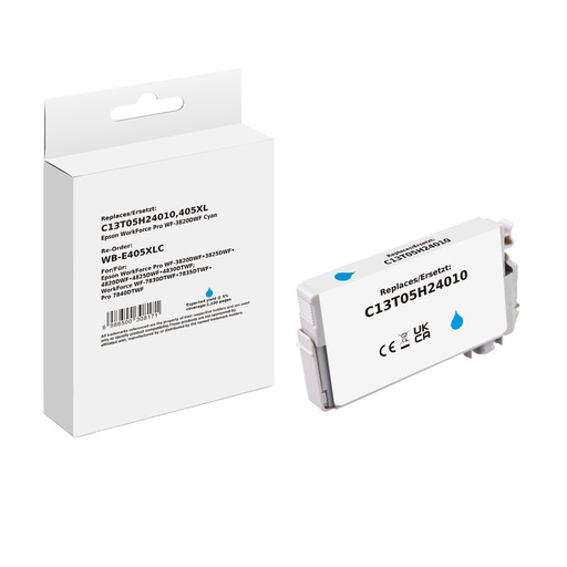 [WB-E405XLC] White Box Standard Compatible Epson C13T05H24010 (405XL) Inkjet Cartridge Cyan