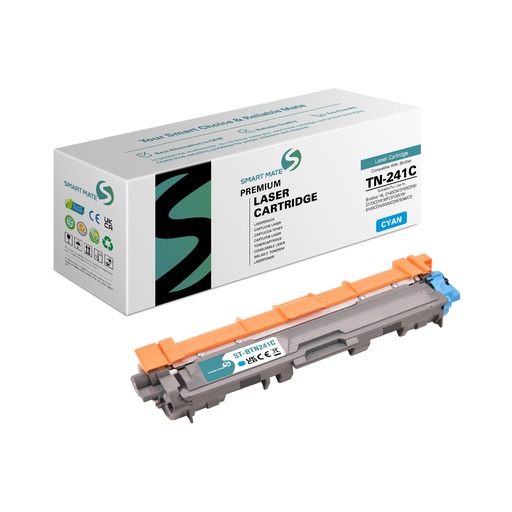 [ST-BTN241C] SMART MATE Remanufactured Brother TN-241C Toner Cyan