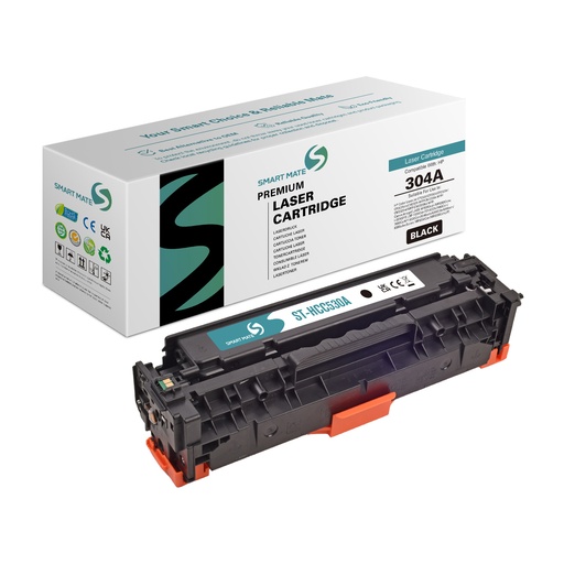 [ST-HCC530AUNE] SMART MATE Remanufactured HP CC530A (304A) Toner Black NE