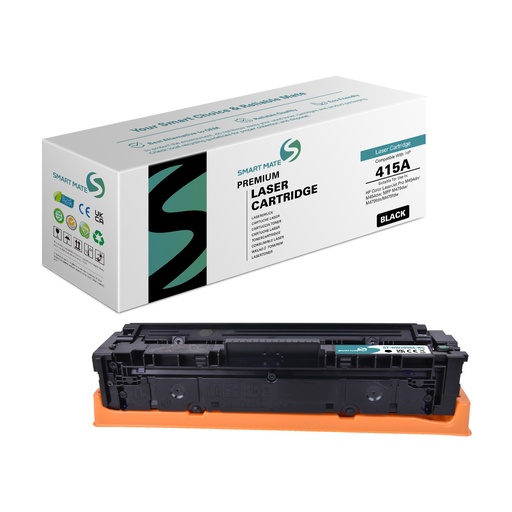 [ST-HW2030A-RC] SMART MATE Remanufactured HP W2030A (415A) Toner Black (Reused chip)