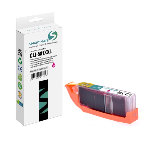 [ST-CCLI581XXLM] SMART MATE Compatible Canon 1996C001 (CLI-581XXL) Inkjet Cartridge Magenta