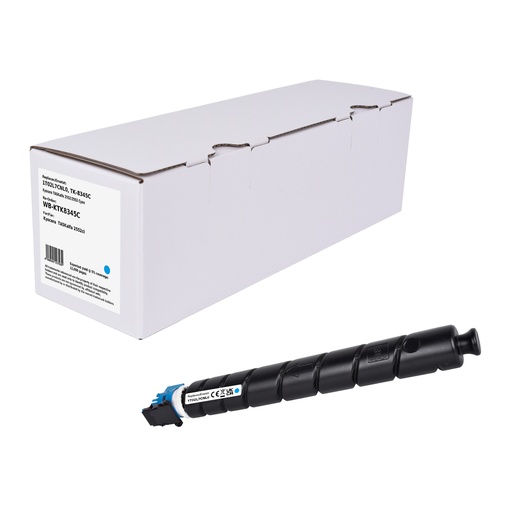 [WB-KTK8345C] White Box Standard Remanufactured Kyocera 1T02L7CNL0 (TK-8345C) Copier Toner Cyan